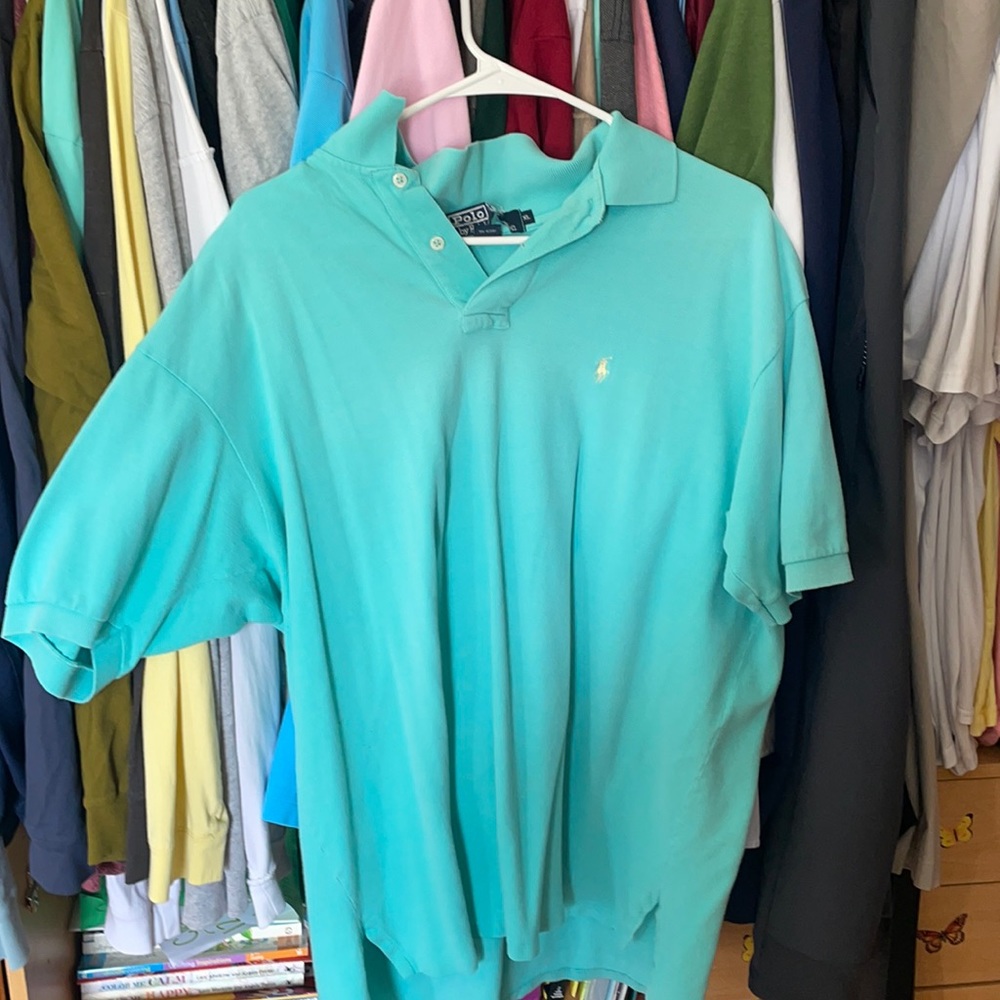 Teal/light green Polo by Ralph Lauren